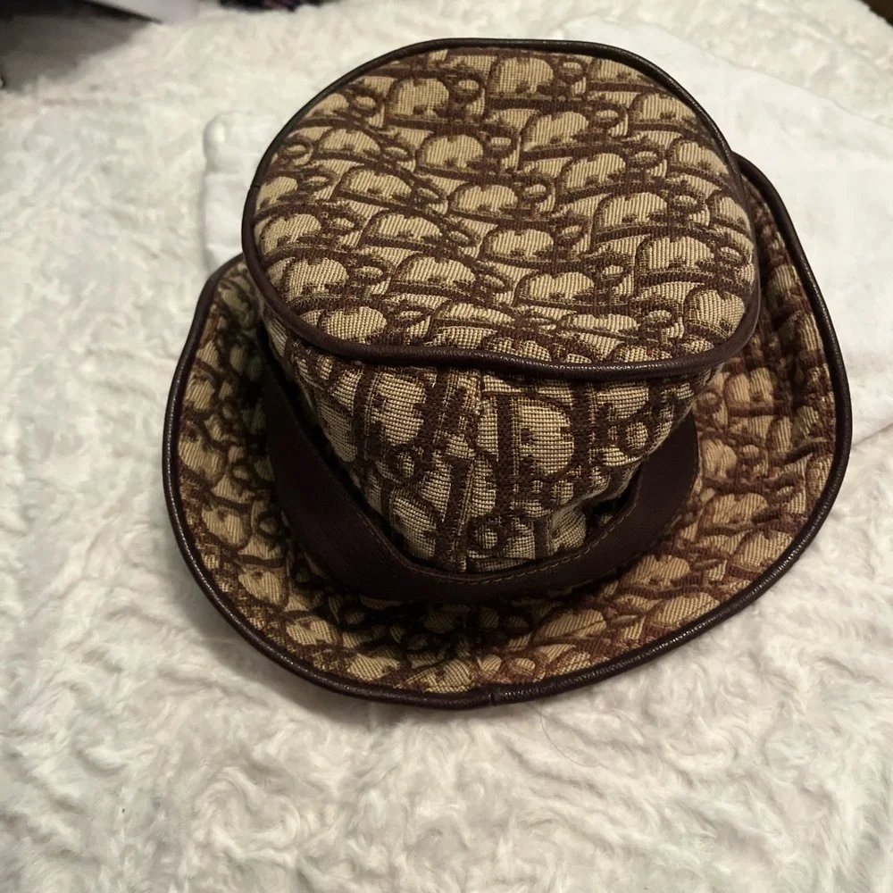 VINTAGE Dior Trotter Monogram Hat - Picture 4 of 5